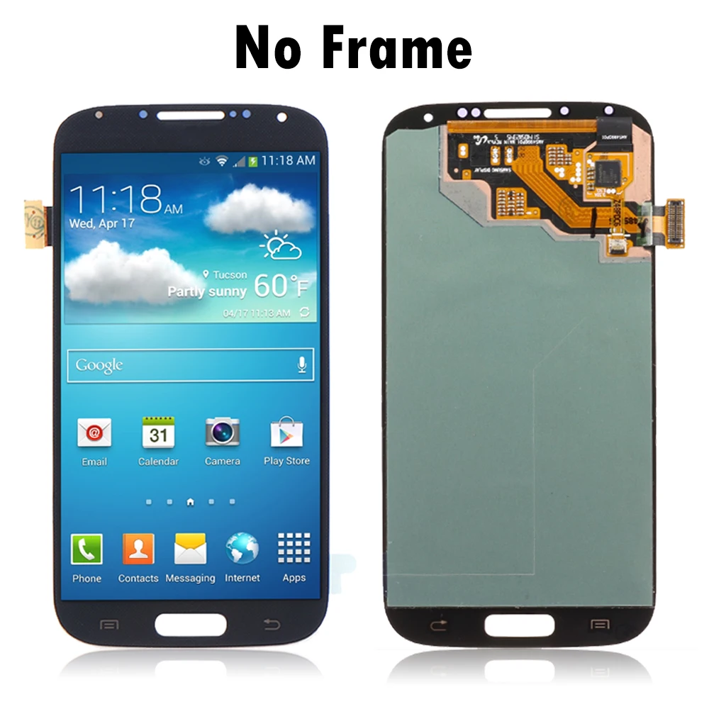 100% Оригинальный 5 0 "для Samsung Galaxy S4 i9500 i9505 i9506 i337 сменный ЖК-дисплей с сенсорным