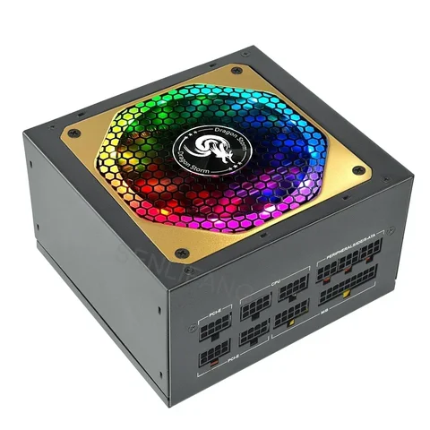 Блок питания ATX 850 Вт 80Plus, золотой RGB блок питания 1000 Вт для ПК, активный блок PFC, серверный источник питания для игрового настольного компьютера, блок питания