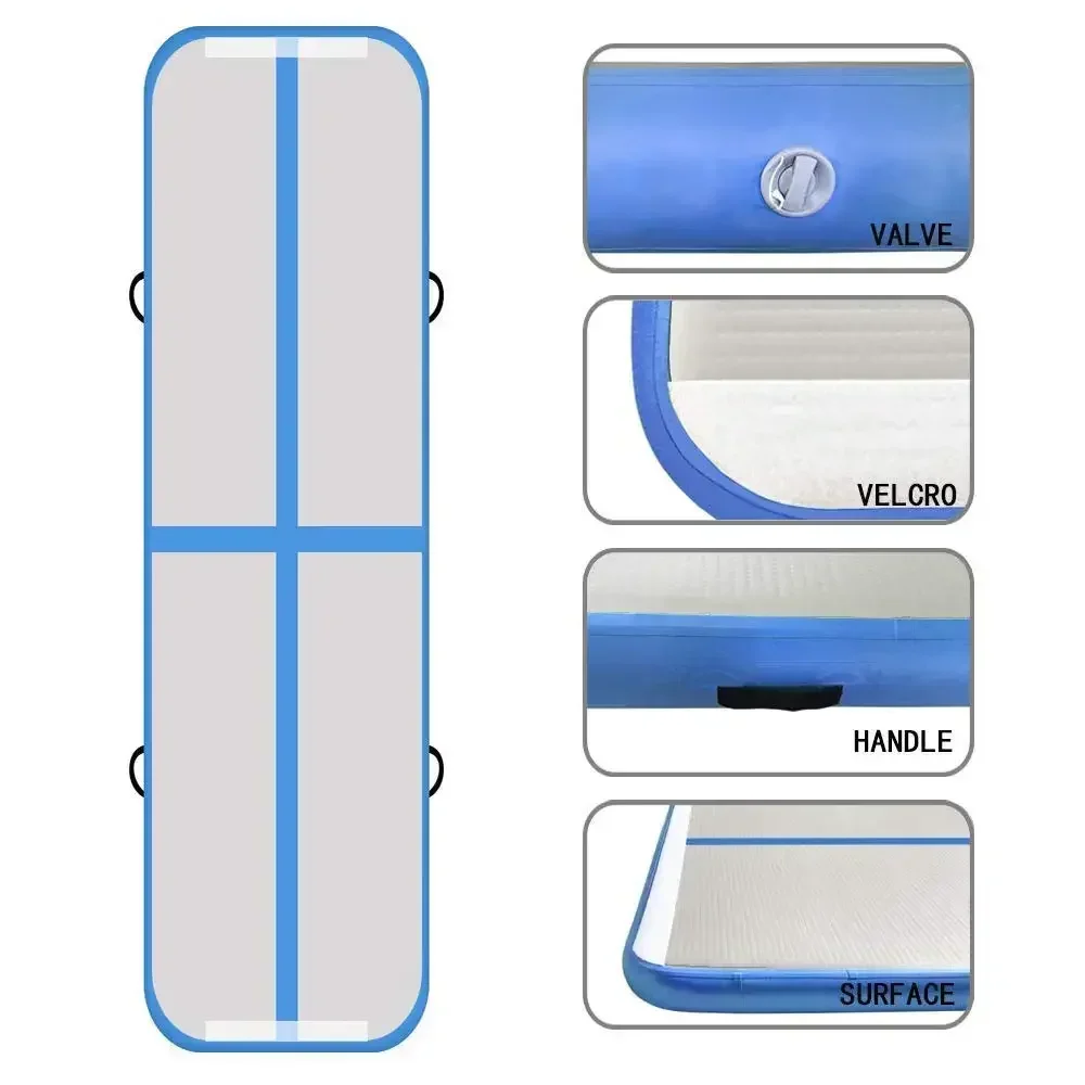 1-3 м Ginnastica Pista dɺria Allenamento Palestra Yoga Resistente all'usura Airtrack Materasso da palestra для йоги