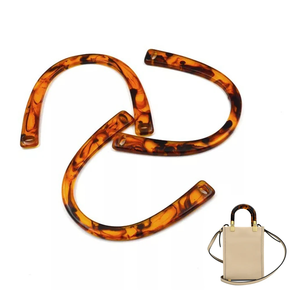 

Полимерная ручная сумка-тоут на запястье, аксессуары для ручной клади, плетеная Сумочка, Сменные аксессуары ручной работы U-образной формы