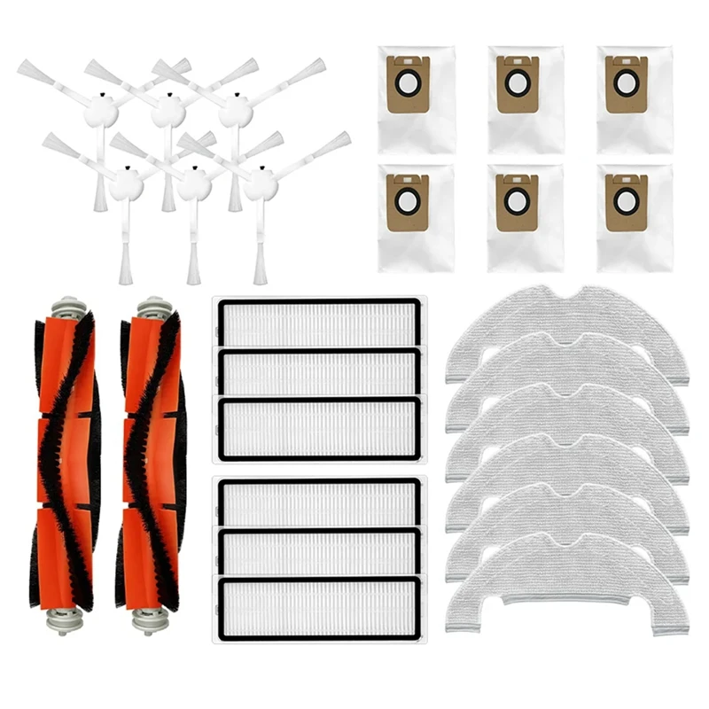 For Xiaomi Dreame D10 Plus RLS3D Z10 Pro L10 Robot Vacuum Replacement Parts Brush Hepa Filter Mop Pad Dust Bag