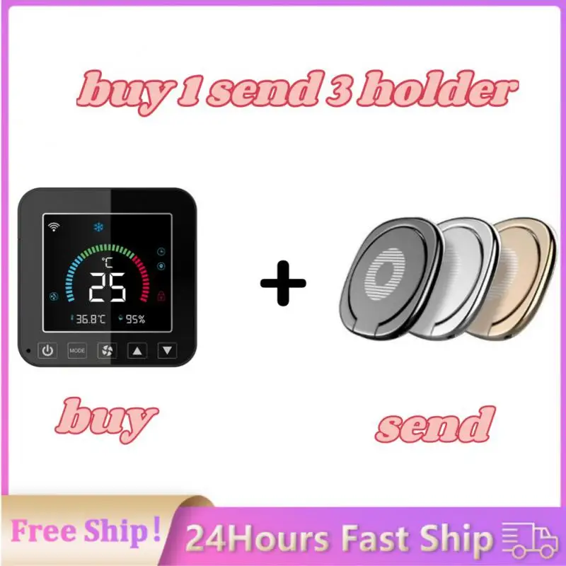 

New Tuya WiFi Smart Temperature And Humidity Colour Screen Infrared Thermostat LCD Touch Screen Google Home Alexa