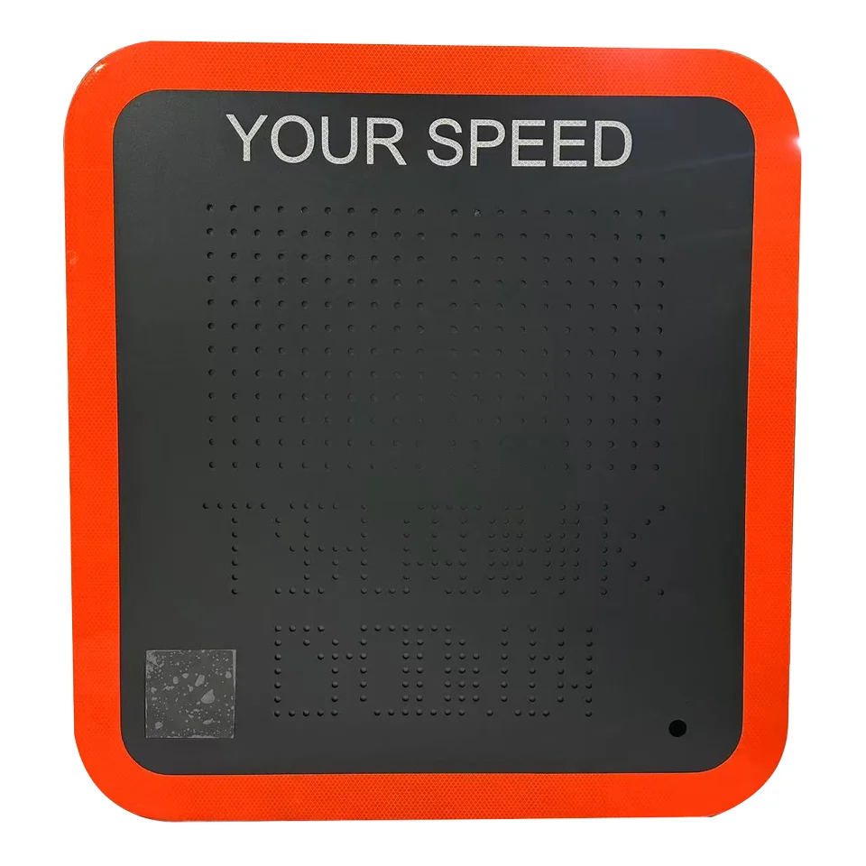 Фото Индивидуальный светодиодный дорожный знак Adar Speed Sign: цифровая табло-панель для предупреждения о дорожной безопасности, электронное табло, светодиодный дисплей-кабинет №2