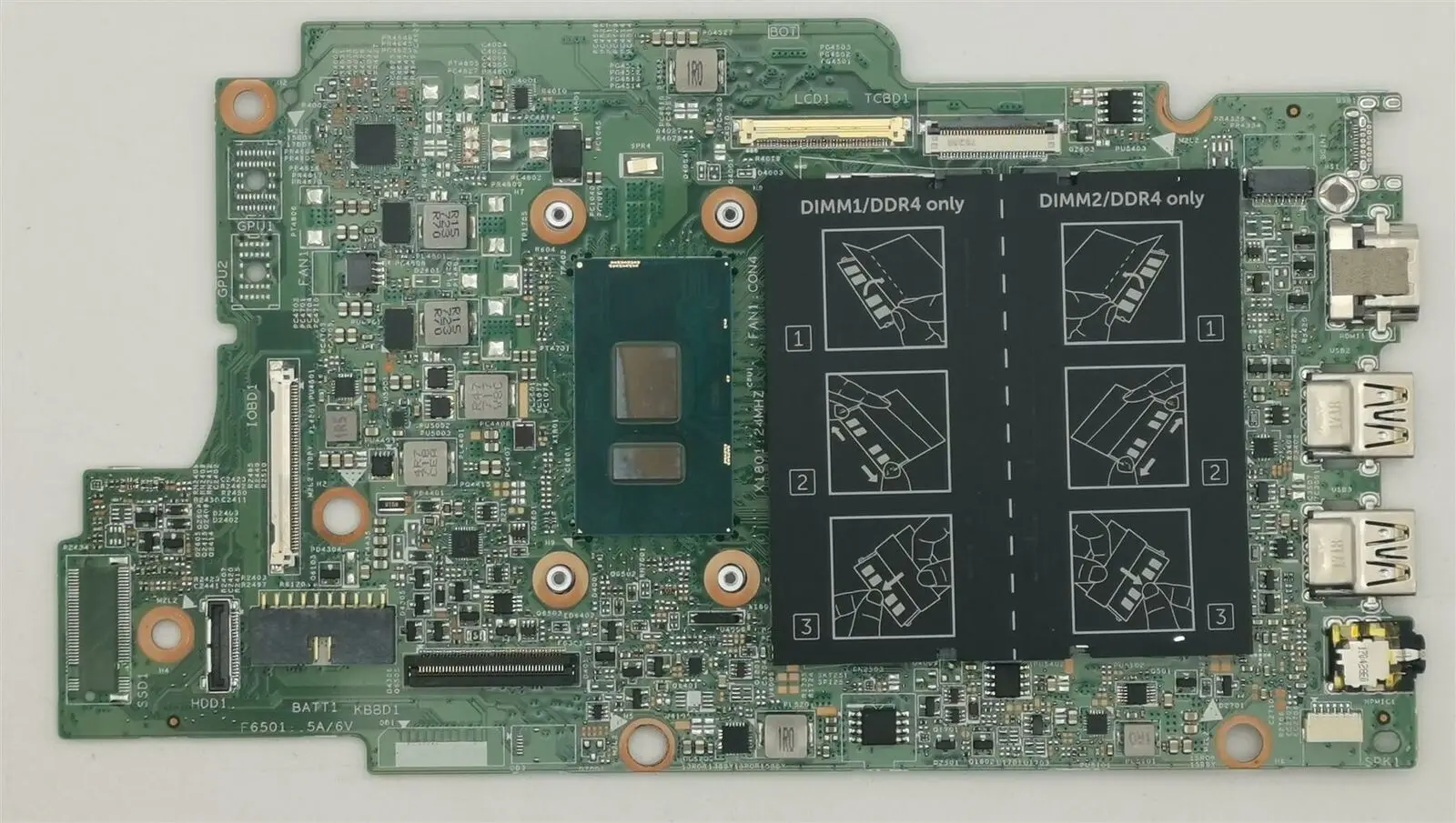 

Оригинальная материнская плата для Dell Inspiron 13 5378 5368 5379, материнская плата 4415U