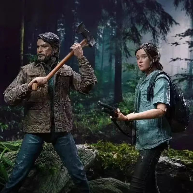 Neca The Last Of Us Фигурка Джоэл и Элли 18 см | AliExpress