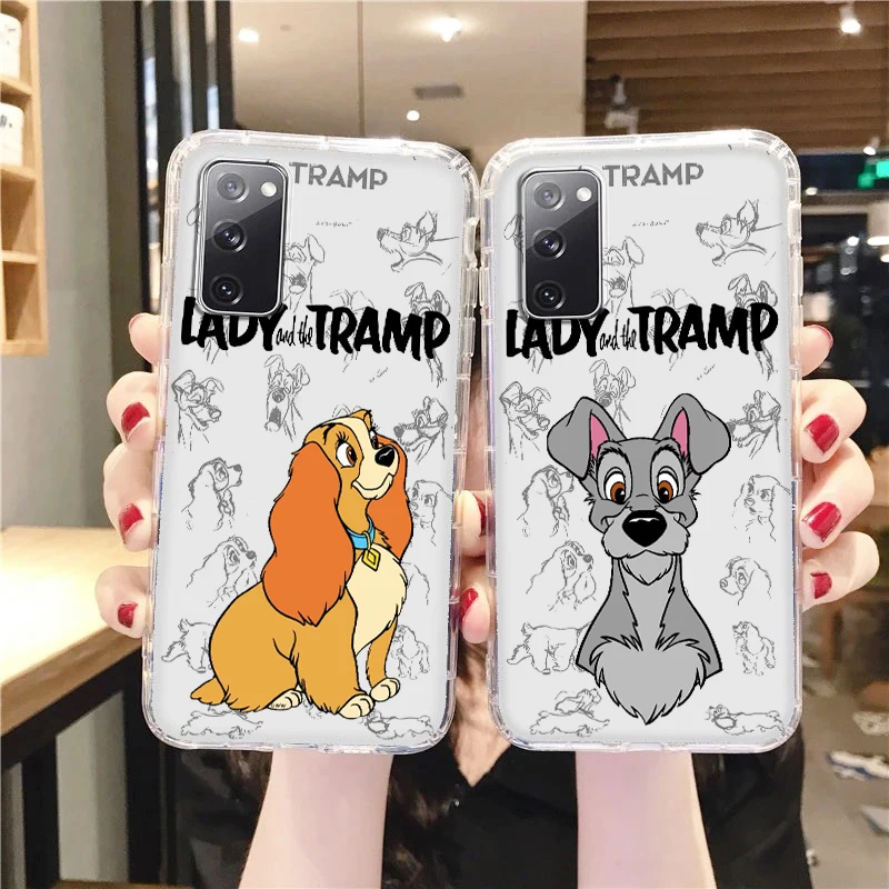 

Lady and Tramp Marie Transparent Phone Case For Samsung A73 A72 A71 A53 A52 A51 A42 A33 A32 A23 A22 A21S A12 A03 5G