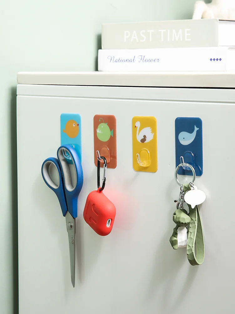 

hook Punch-free sticky hook household cartoon wall hanging bathroom seamless strong viscose door back kitchen sticky hook