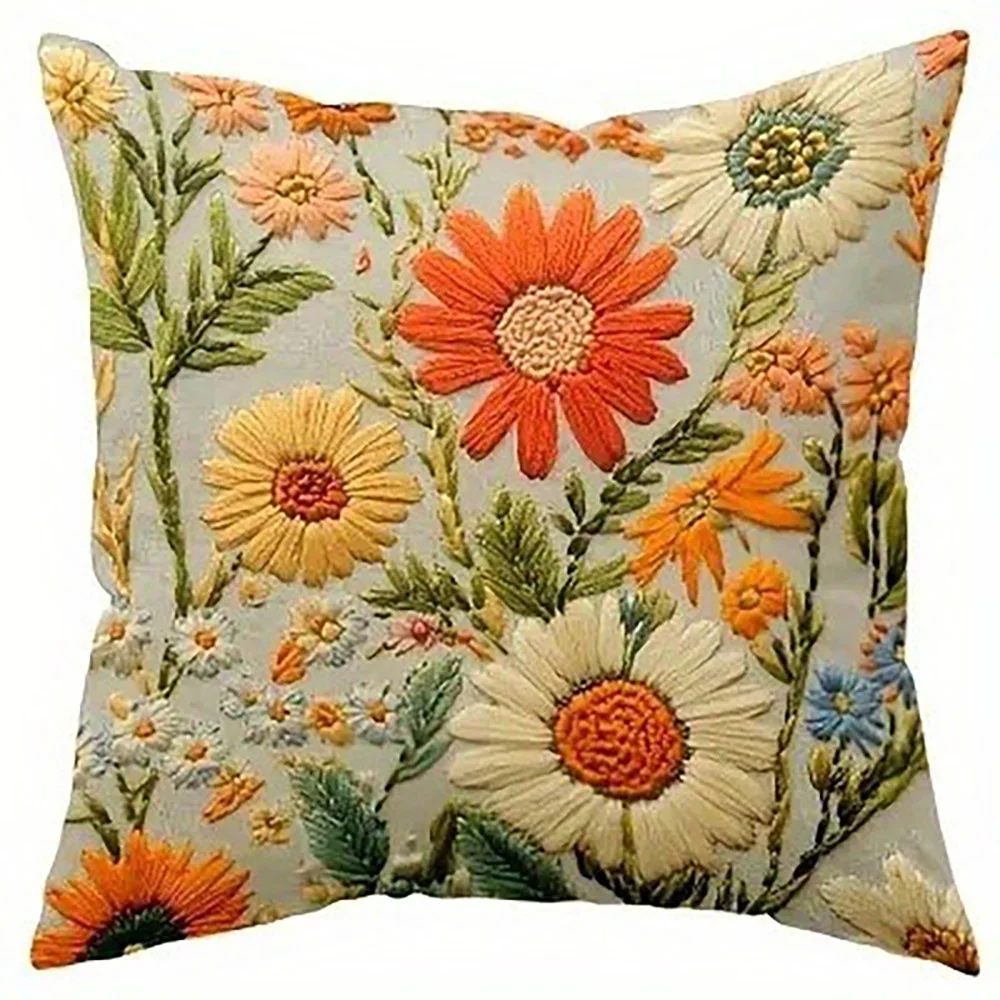 Наволочки из полиэстера велюра с цветочным рисунком 40x40/45x45/50x50/60x60 см