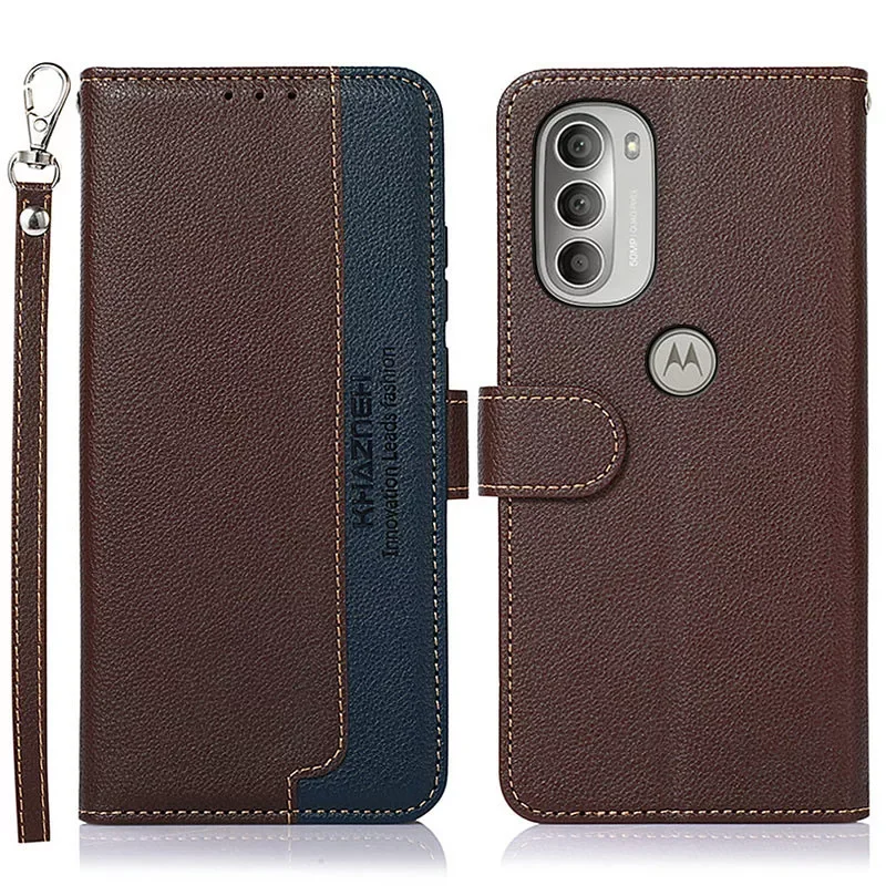

RFID Blocking Wallet Capa for Motorola Moto G71 5G Flip Case Leather Business Phone Shell Motorola G200 G51 G41 G31 Book Cover