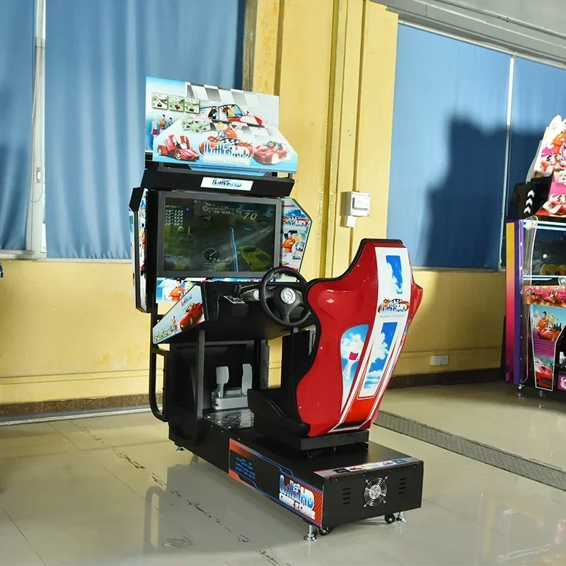 Outrun монетоприемник для взрослых симулятор вождения гоночные игры автомобилей