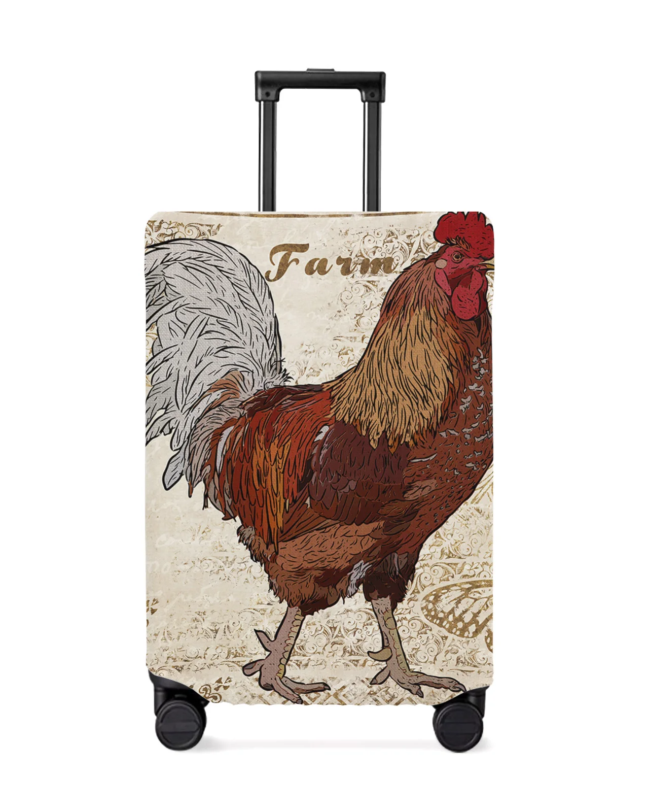 

Rural Style Hen Butterfly Texture Travel Luggage Cover Elastic Baggage Cover Suitcase Case Dust Cover Travel Accessories