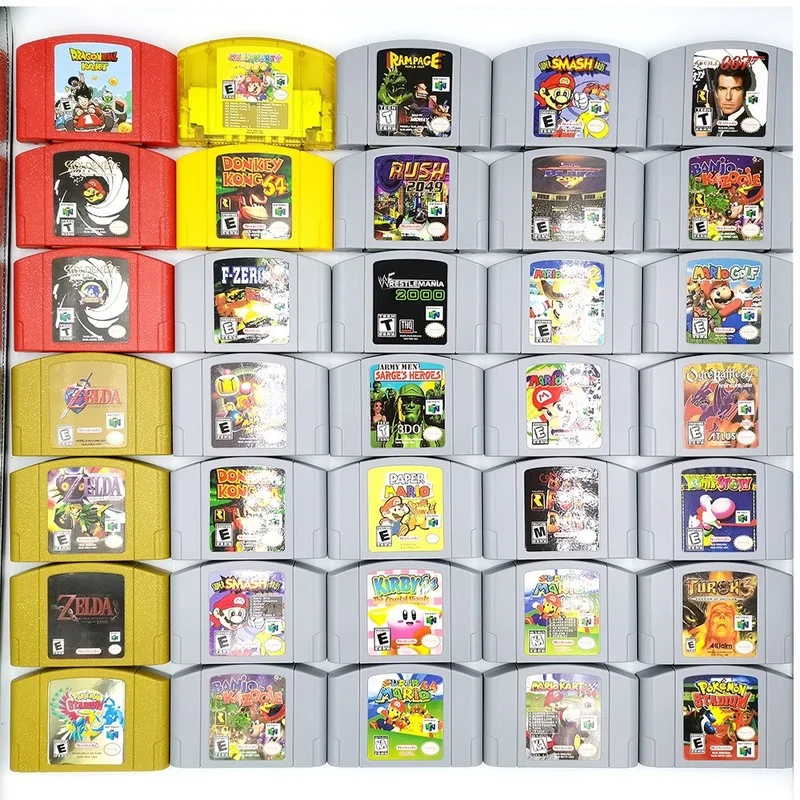 

For N64 Nintendo Game Card Marioed Kart US Version N64 English Nintendo 64 Pokemon Video Game Cartridge Marlo Party Toy