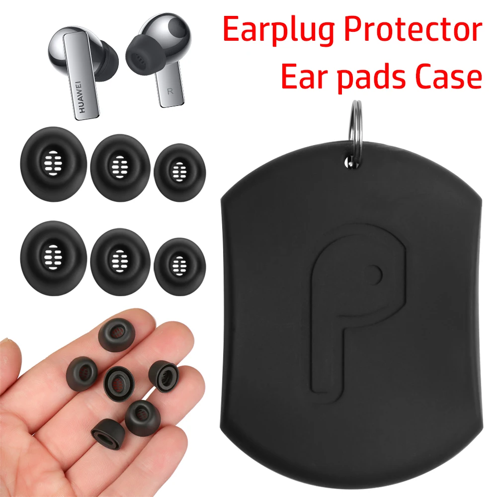 

Candy Color Soft Ear pads Case Earphone Replacement Earplug Protector Silicone Earbuds Cover For Huawei Freebuds Pro