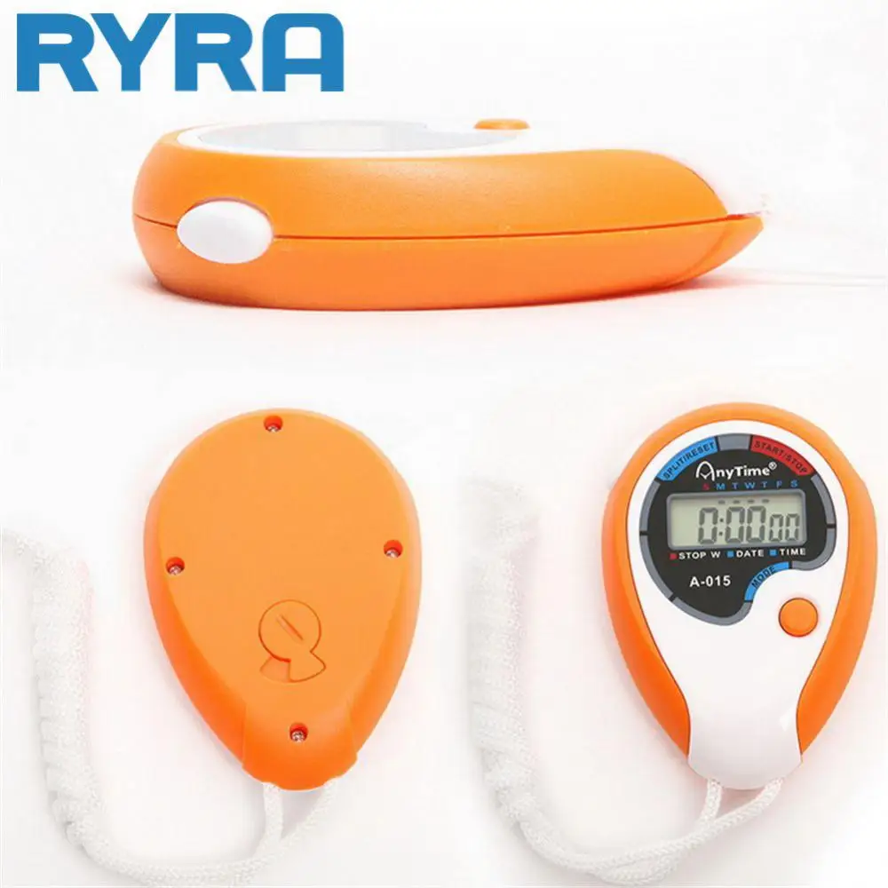 

Многофункциональный водонепроницаемый электронный цифровой хронограф секундомер таймер для спорта ручной секундомер