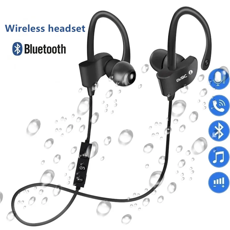 

Беспроводные Bluetooth-наушники, беспроводная гарнитура, музыкальная спортивная Гарнитура, игровая гарнитура, беспроводные наушники для всех с...