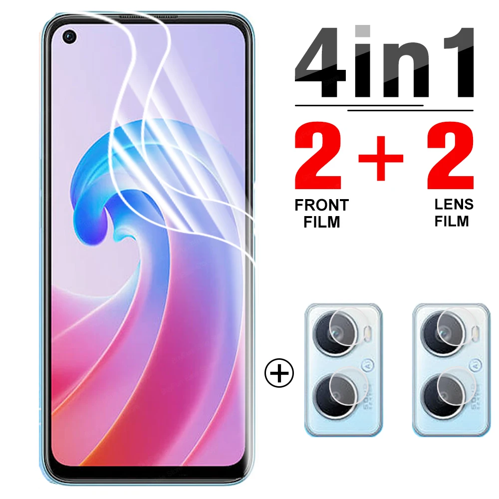 

Гидрогелевая пленка 4 в 1 для Oppo A96, защита экрана, защитные пленки для oppo A 96 CPH2333, защитная пленка, не стекло