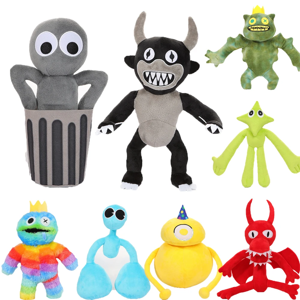 

Новинка Роблокс радужные друзья плюшевая игрушка мультяшная игра кукла персонаж кавайный Синий монстр мягкие игрушки животные для детей п...