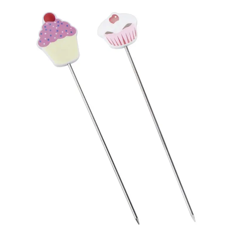 

CupCake Testing Needles Reusable Long Metal Baking Pick Sticks Tool Practical