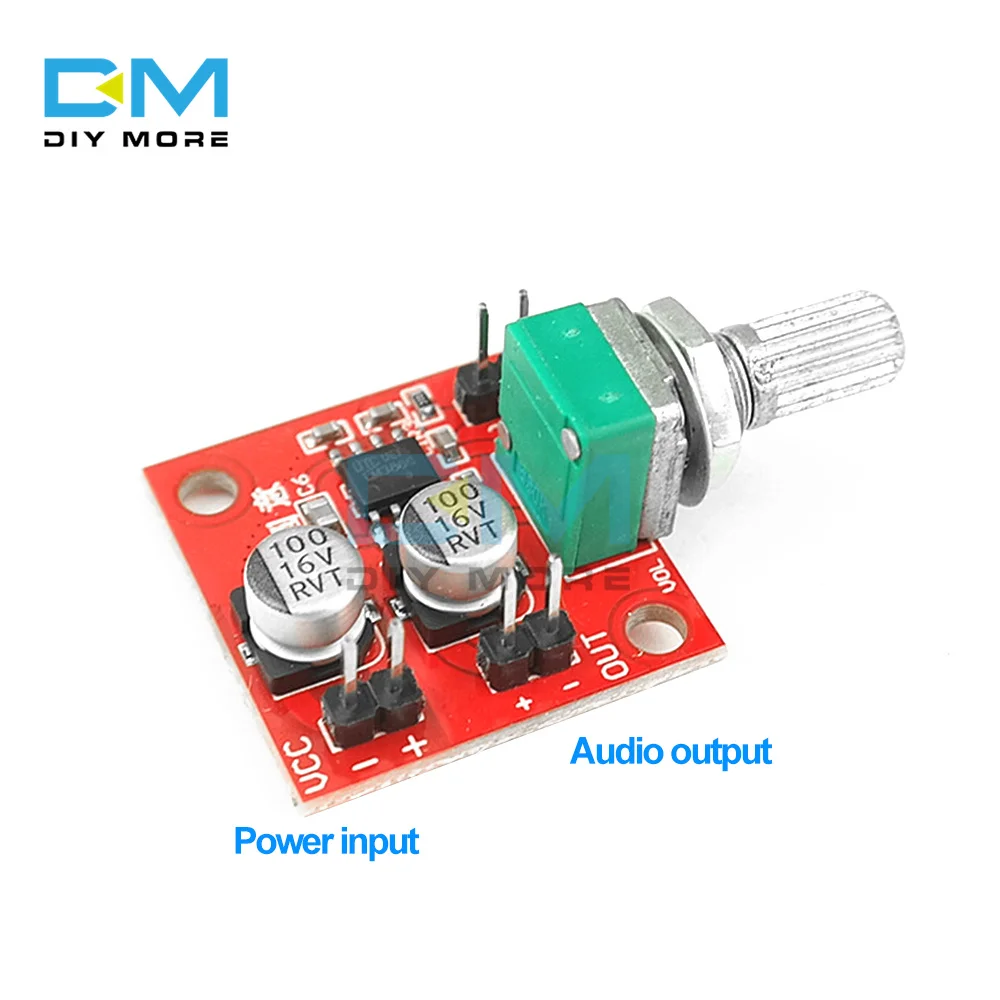 

DC4-12V LM386 Electret Microphone Amplifier Board Microphone Pickup Module can Drive Earphones and Small Power Speakers