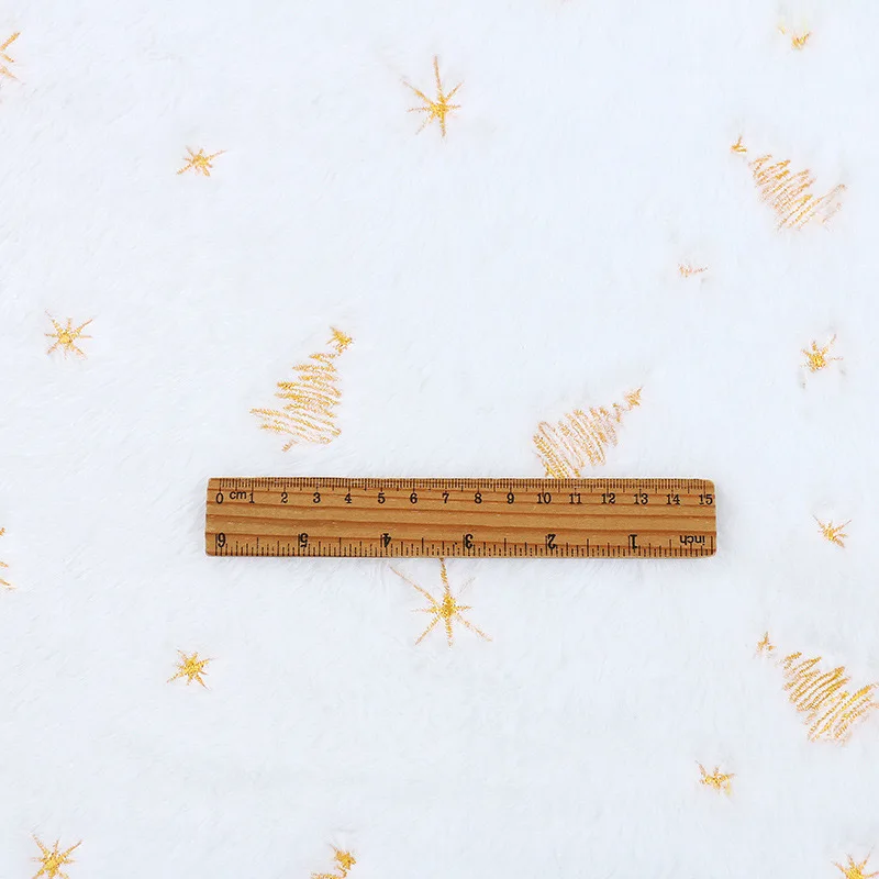 Белый бархат плюшевый мех серая рождественская елка подушка с вышивкой