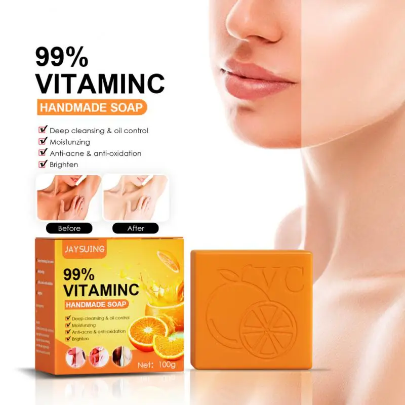 

VC Soap Handmade Whitening Soap Skin Lightening Soap Hand Made Soap Glutathion Whitening Soap Skin Bleaching Cleaning