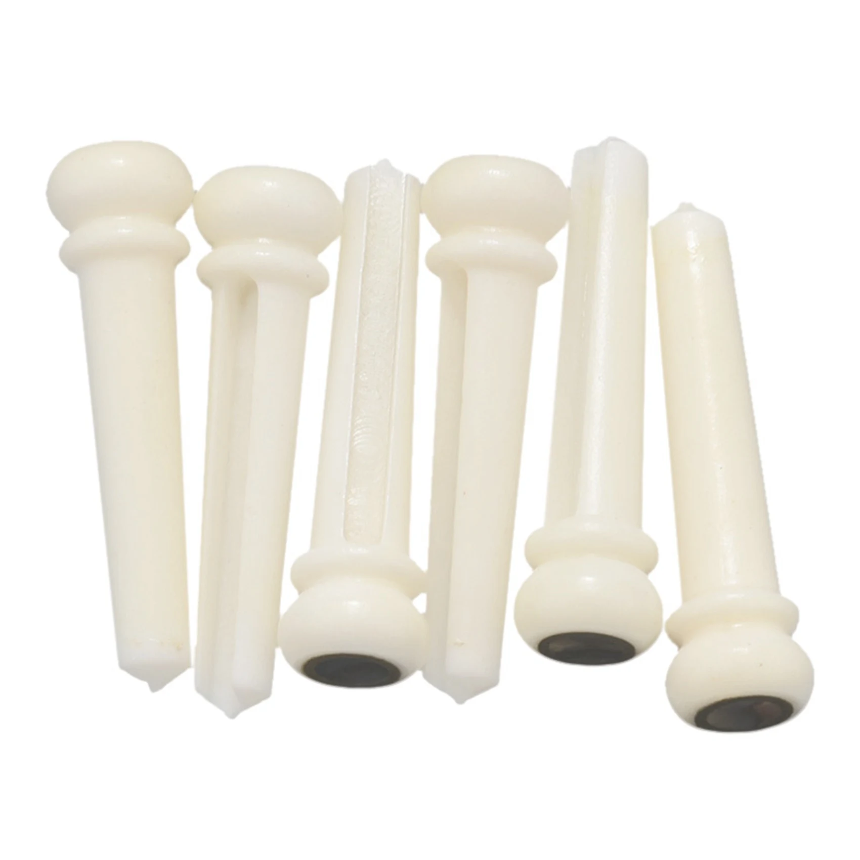 

6Pcs/Set Natural Cattle Bone Guitar Nut and Saddle Bridge Pins for Acoustic Folk Guitar Accessories