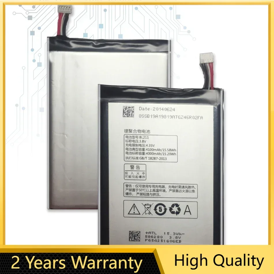 Сменный аккумулятор для смартфонов Lenovo P780 BL211 4100 мАч