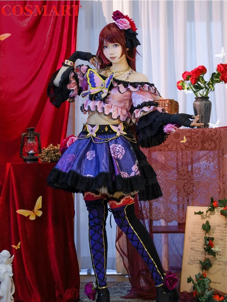 Козарт айксу! Серия Shibuki Ran розы комплект косплей костюм игры искусственная