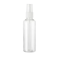 5pcs 120ml transparency color refillable plastic bottle withe pump sprayerplastic portable spray perfume bottle