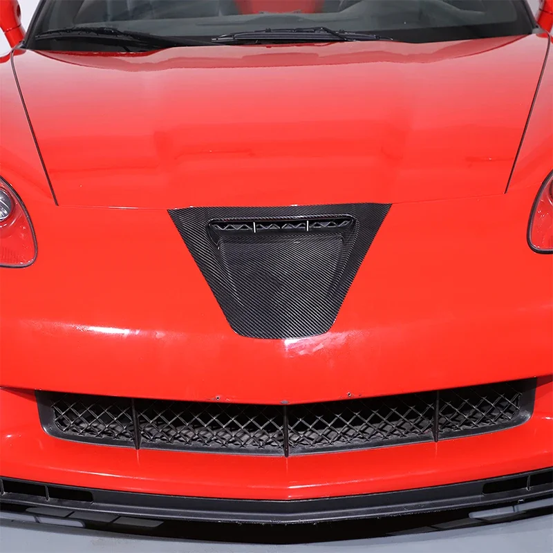 Передняя крышка двигателя из углеродного волокна для Chevrolet Corvette C6 2005-2013 Крышка