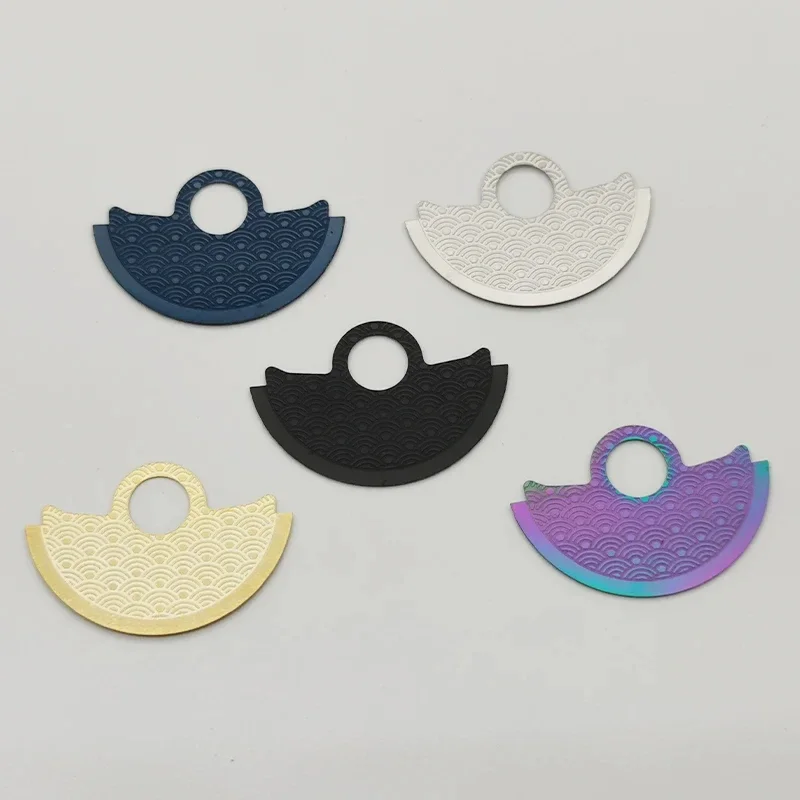 Волнистый узор NH35 автоматический молотковый ротор Металлический патч подходит