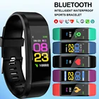 Новый браслет FXM ID115 PLUS с цветным экраном, спортивные часы для мужчин, фитнес-трекер для гонок, модные детские часы для мужчин, женщин, детей