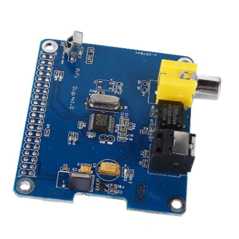 

HIFI Digi+ Digital Sound Card Digital Sound Card I2S SPDIF Optical Fiber RCA For Raspberry Pi 3 /2 B+