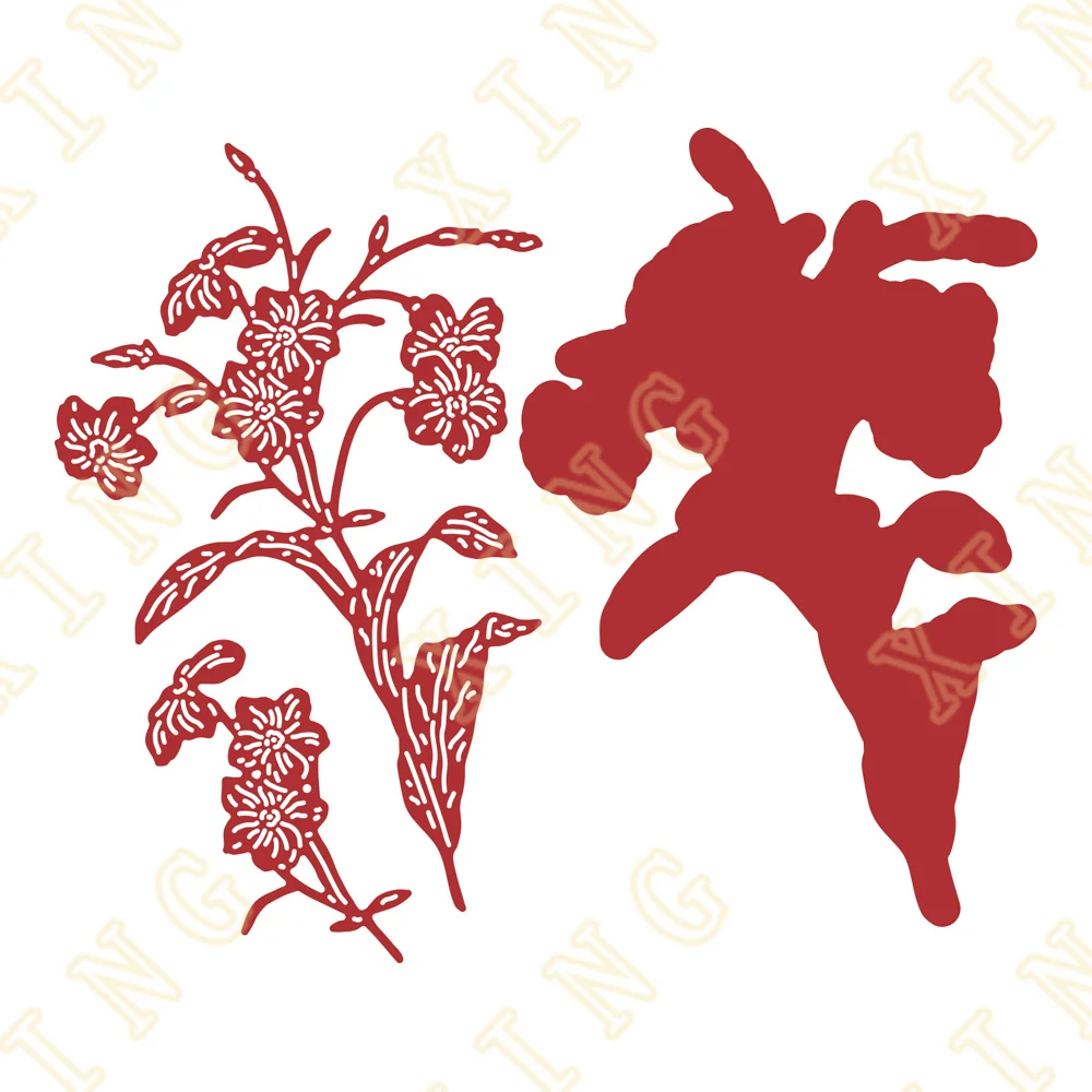 

2022 New Forgotten Florals Metal Cutting Dies Scrapbook Diary Decoration Stencil Embossing Template Diy Greeting Card Handmade