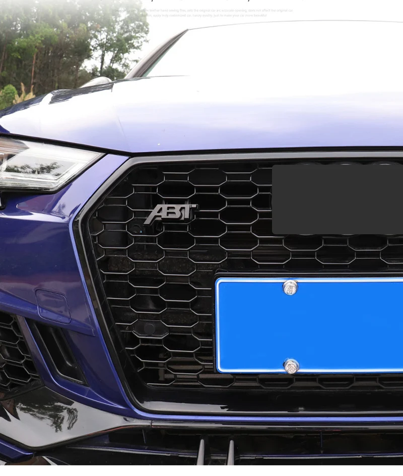 

Наклейка для тюнинга автомобиля, значок с логотипом для VW Audi Skoda Seat QS7 TT RS3 SQ2 RS6 RS7 SQ7 RS4 RS5 SQ8 A8L S6 A4 Q5 A1 S5 S4 A5 ABT