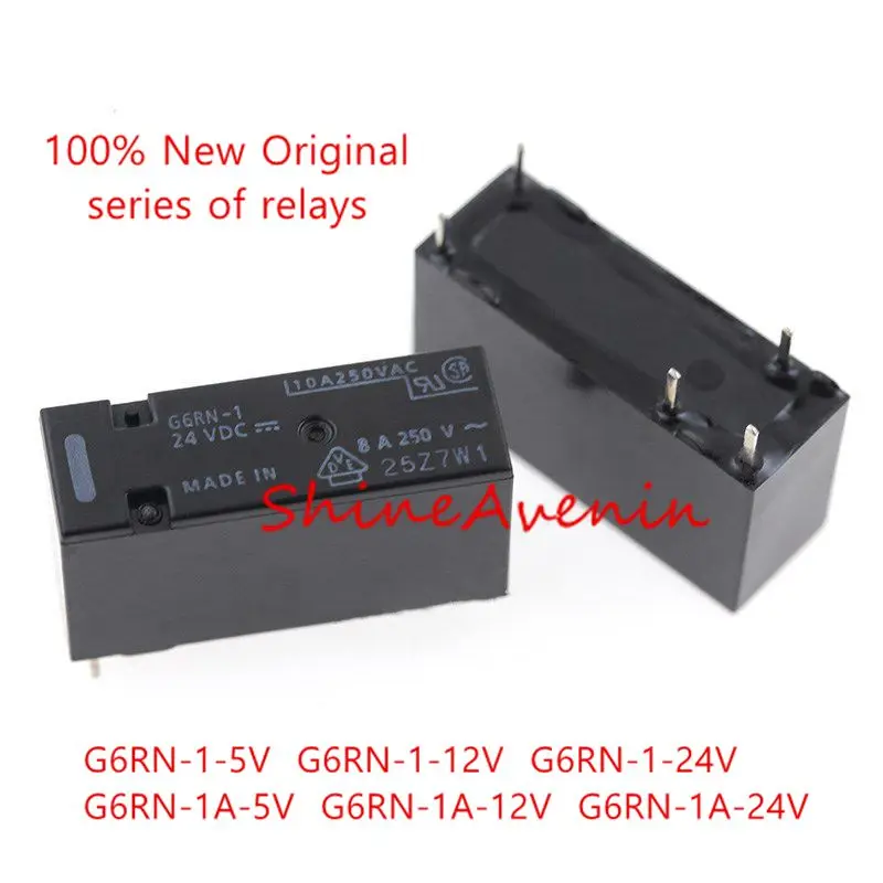 

15pcs G6RN-1-5V G6RN-1-12V G6RN-1-24V G6RN-1A-5V G6RN-1A-12V G6RN-1A-24V Full series of relays, 100% original