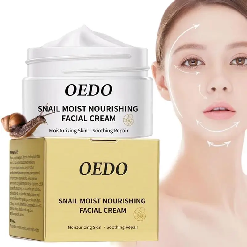 

Snail Face Cream 92% Snail Mucus Anti Aging Firming Cream Anti Wrinkle Brightening Hydrating Moisturizer Nourishing Skin Care