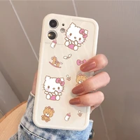 sanrio hello kitty cinnamonroll cute cartoon phone cases for iphone 13 12 11 pro max mini xr xs max 8 x 7 2022 anti drop cover