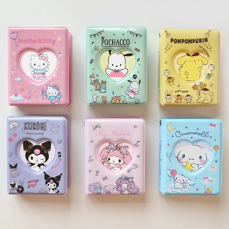 

Anime Sanrio Kawaii card album cards collection bag My Melody Hello Kitty Cinnamoroll small cards storage protection book Q gift