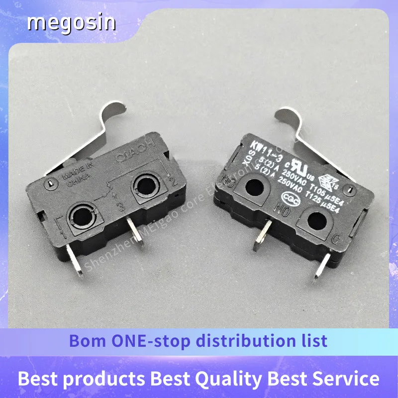 

Мегосин КW11-3 микропереключатель 2-контактный