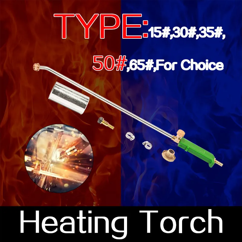 1Pc Heating Torch 15~65# Soldering Propane Butane Gas Flame Blow Plunber Roofing Stainless Steel Gun | Инструменты