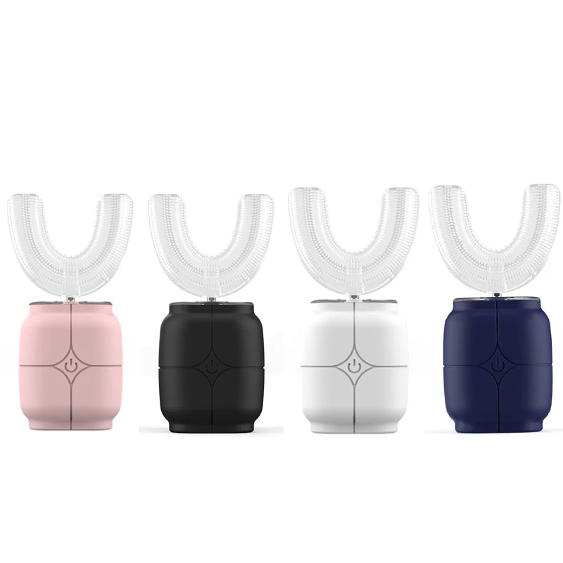 

Ultrasonic Electric Toothbrush 360 Nano Silicone U-Shaped Blue Light