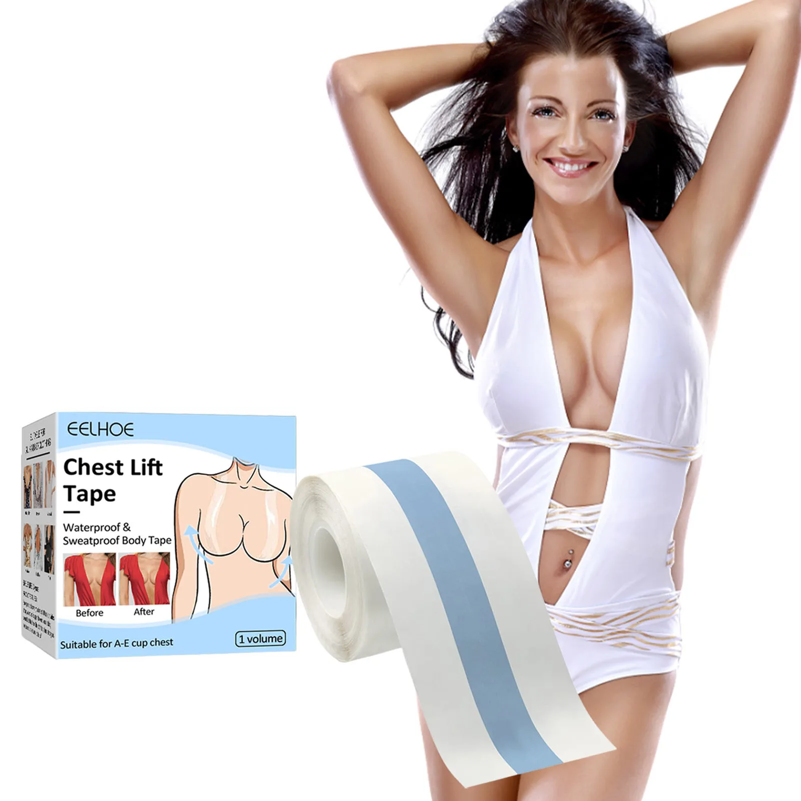 

Лента для подтяжки груди, Водонепроницаемая дышащая лента для подтяжки груди