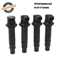 4pcs new coil fz1 ignition coils f6t558 for yamaha 5pw 82310 00 00 5sl 82310 00 00 yzf r6 600