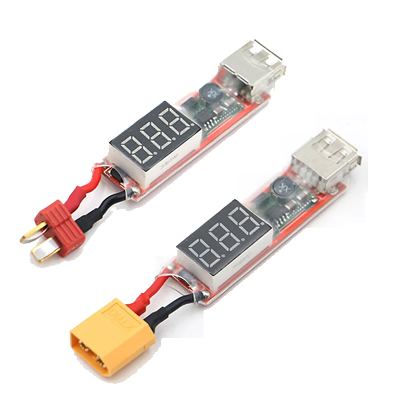 Штепсельная Вилка XT60/T штепсельная вилка 2S-6S Lipo аккумулятор к USB 5 в 2 а зарядное