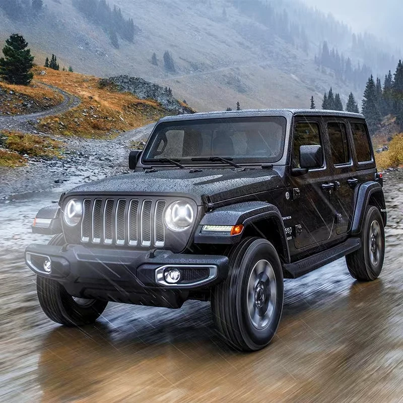 Светодиодные фары новый дизайн синий DRL к белую 2018 2019 2020 2021 автомобильные