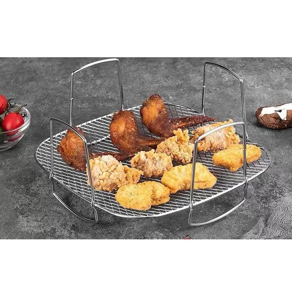 Сетка из нержавеющей стали подставка для выпечки в аэрофритюрнице штабелируемая