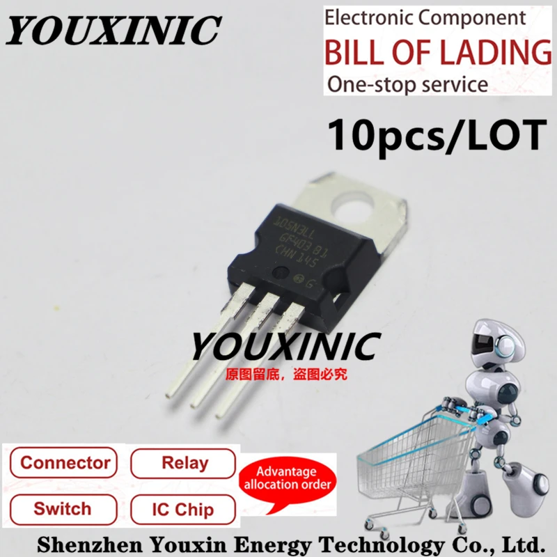 

YOUXINIC 100% New Imported Original STP105N3LL P105N3LL 105N3LL TO-220 N-channel MOS FET 30V 80A