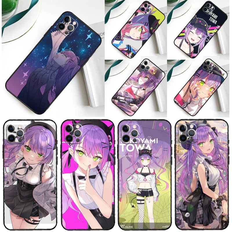 Чехол для телефона Tokoyami Towa Hololive для iPhone 11 12 13 14 Pro Max Mini, чехол для iPhone X XS Max XR 7 8 Plus