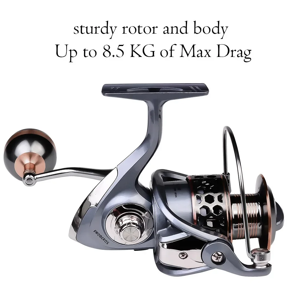 Spinning Reel DR2000 DR3000 DR4000 DR5000 DR6000 DR7000 Fishing Casting 5.2:1 Gear Ratio